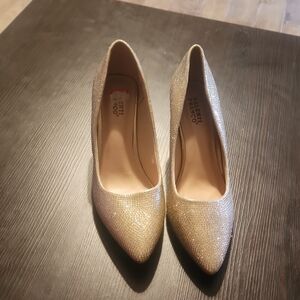Valenti Franco Glittering Gold Heels